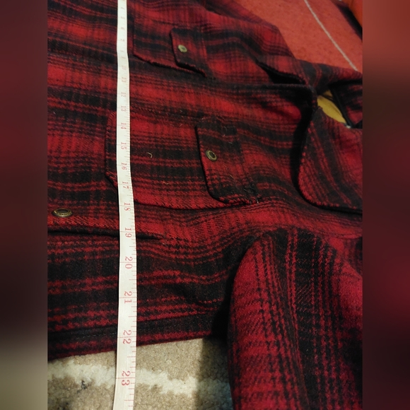 1950’s-1965 era Woolrich Flannel Coat - Picture 7 of 11